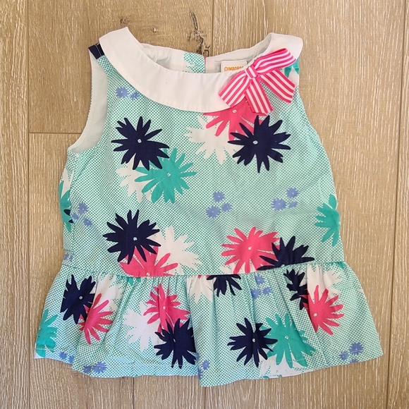 Gymboree Other - (2/$15) Gymboree Floral Sleeveless Peplum Top